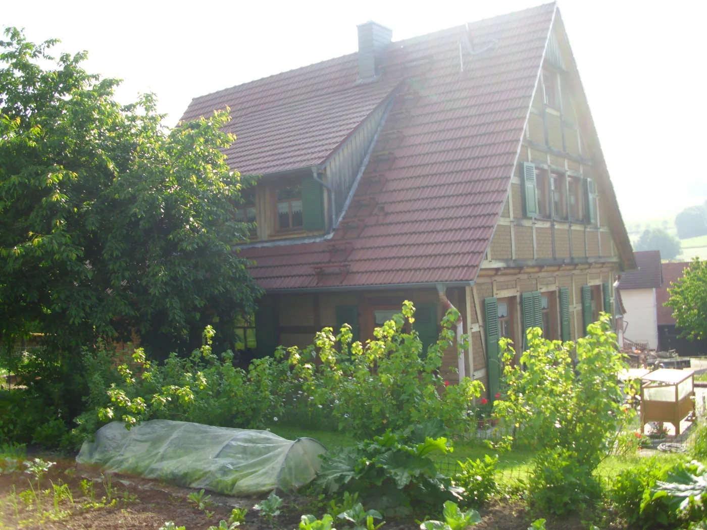Fachwerk mit Fensterläden