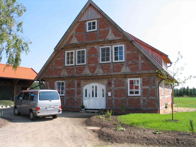 Ein traditionelles Fachwerkhaus in Wietzenbruch bei Soltau
